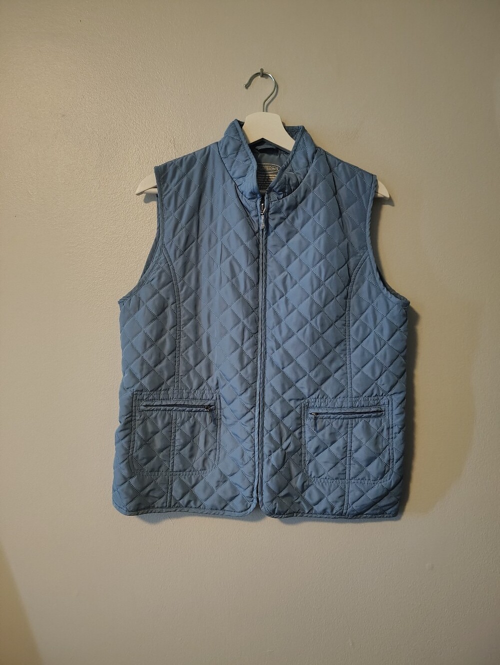 Northern Reflections Blue Quilted Vest